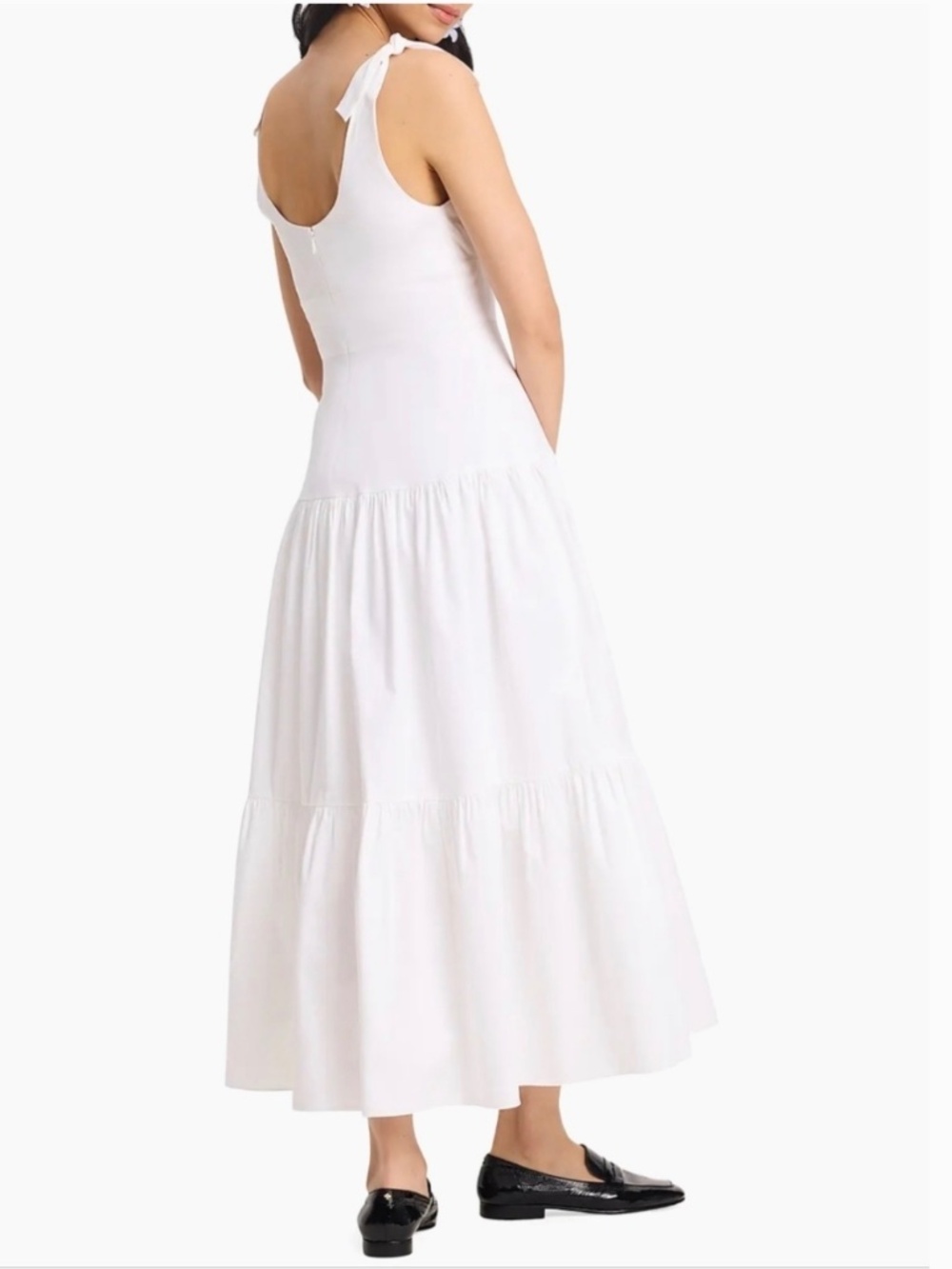 Kate Spade Poplin Tiered Maxi Dress